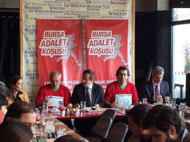 Bursa Adalet Koşusu 3 Nisan'da