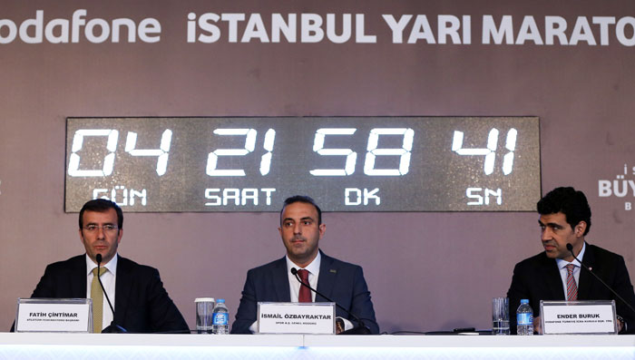 İstanbul'da yarı maraton zamanı
