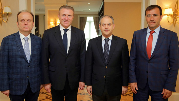 Bakan Çağatay Kılıç'a Sergey Bubka ziyareti