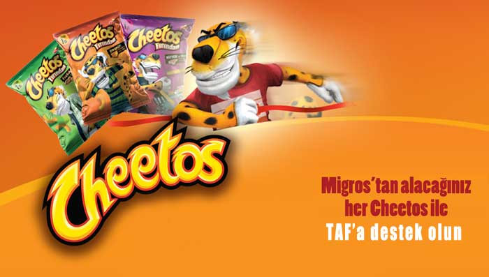 Cheetos'tan TAF'a destek kampanyası