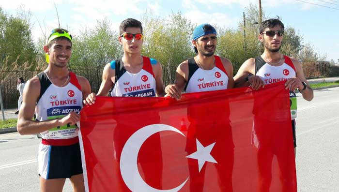 Yürüyüşçülerimiz yedi madalya aldı