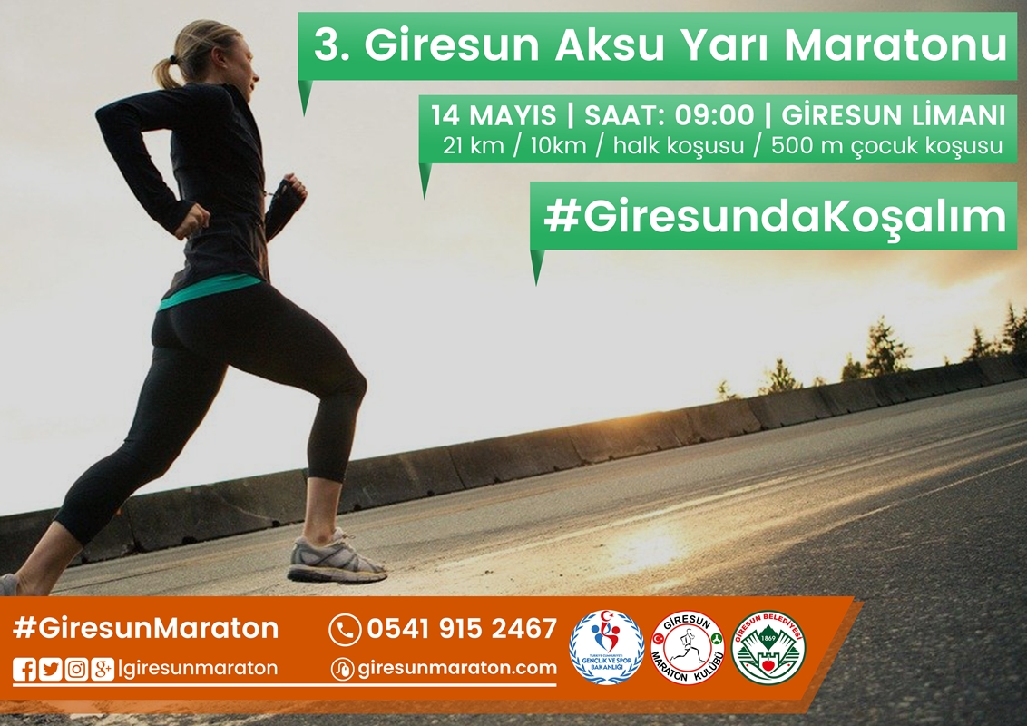 3. Giresun Yarı maratonu