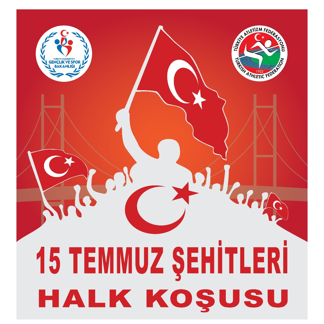 15 Temmuz Demokrasi Zaferi ve Şehitleri anma halk koşusu