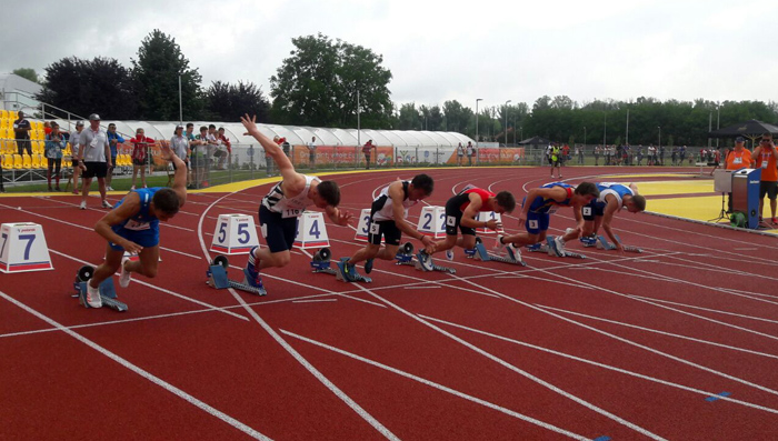 EYOF'ta Umut Uysal 100 metre finalinde