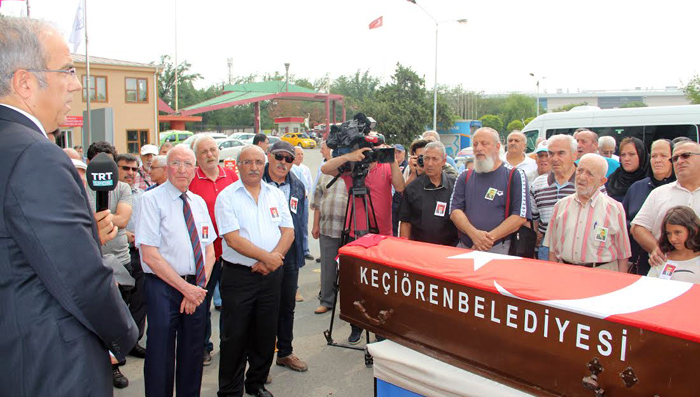 Çetin Şahiner son yolculuğuna uğurlandı