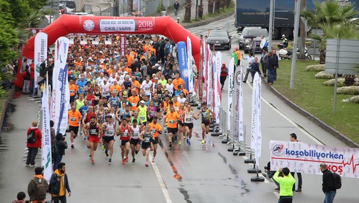 Giresun Aksu Yarı Maratonu sonuçları