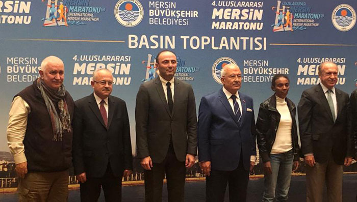 Mersin Maratonu'nun basın toplantısı gerçekleştirildi