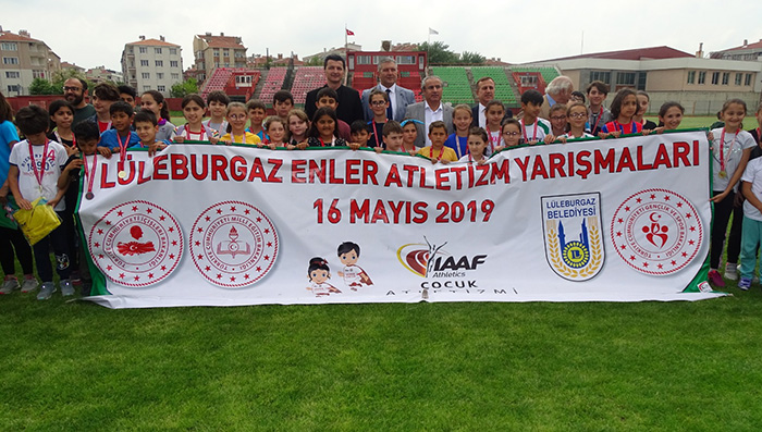 "Atletizmin Enleri" Lüleburgaz'da yapıldı