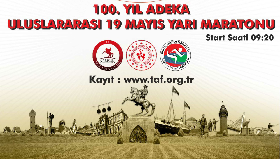 Samsun 19 Mayıs 100. Yıl Yarı Maratonu'na hazır