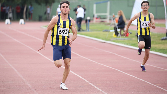 Umut Uysal, 100 metre U18 rekorunu 10.47'ye indirdi