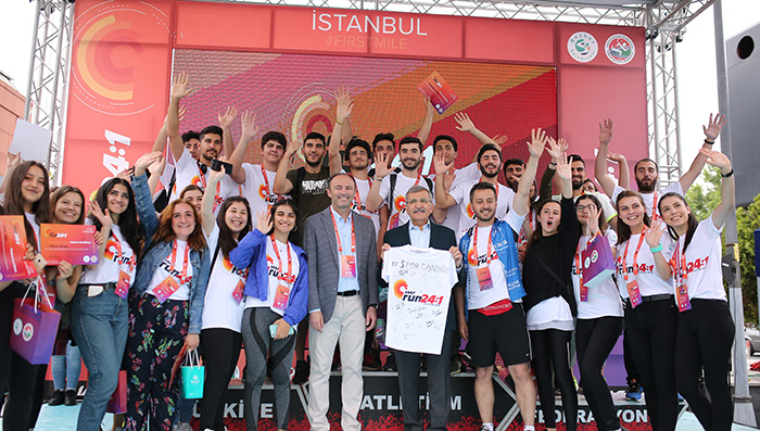 Beykoz'da IAAF 24:1 heyecanı yaşandı