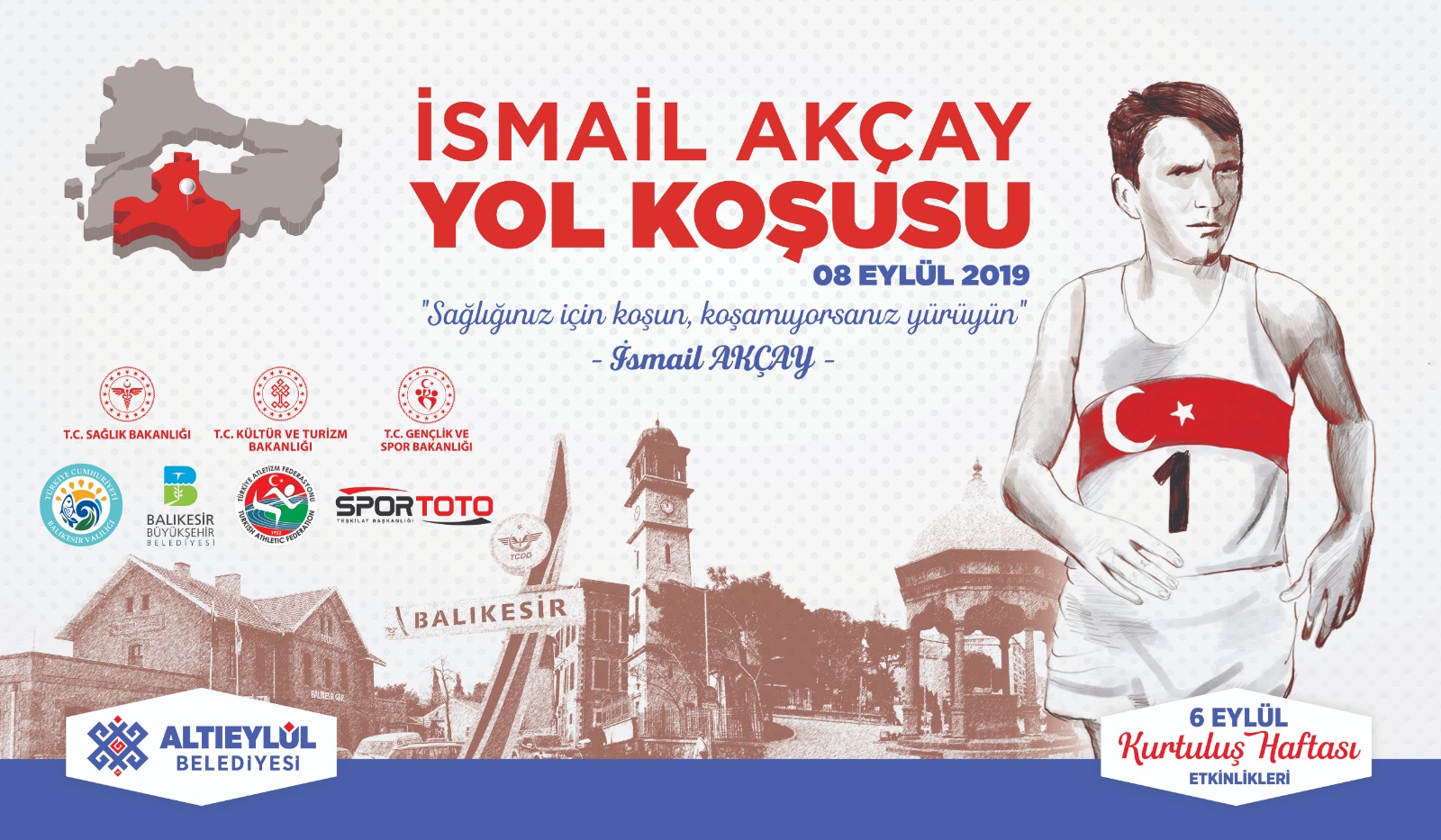 İsmail Akçay Yol Koşusu 8 Eylül'de