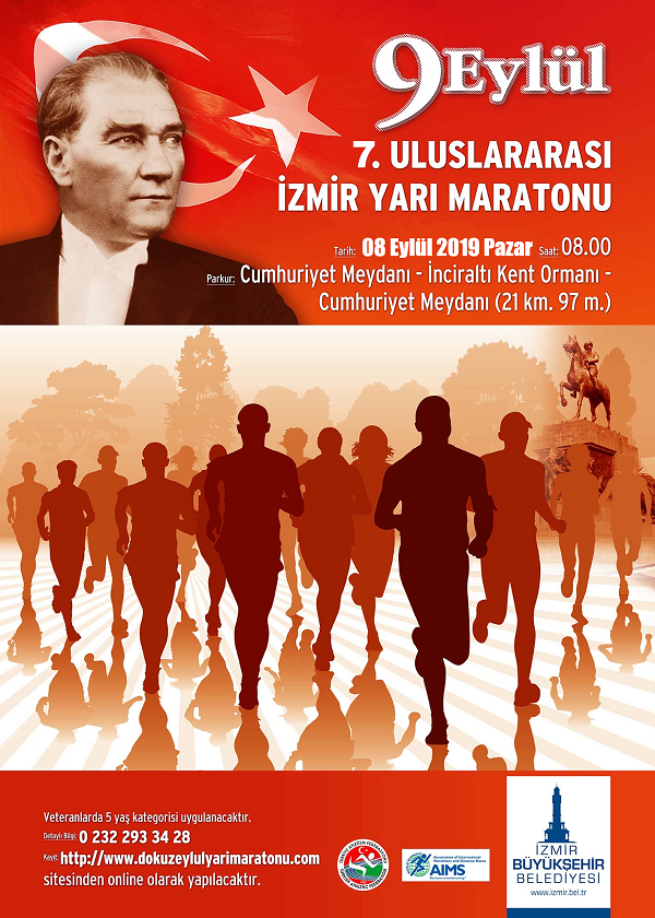 9 Eylül 7. Uluslararası İzmir Yarı Maratonu