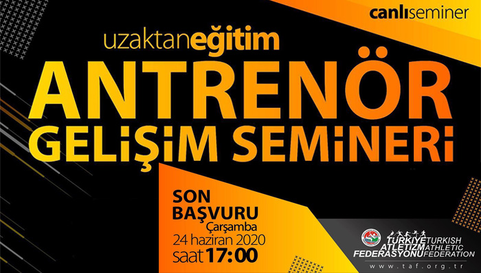 Uzaktan eğitim seminerinde son kayıt 24 Haziran