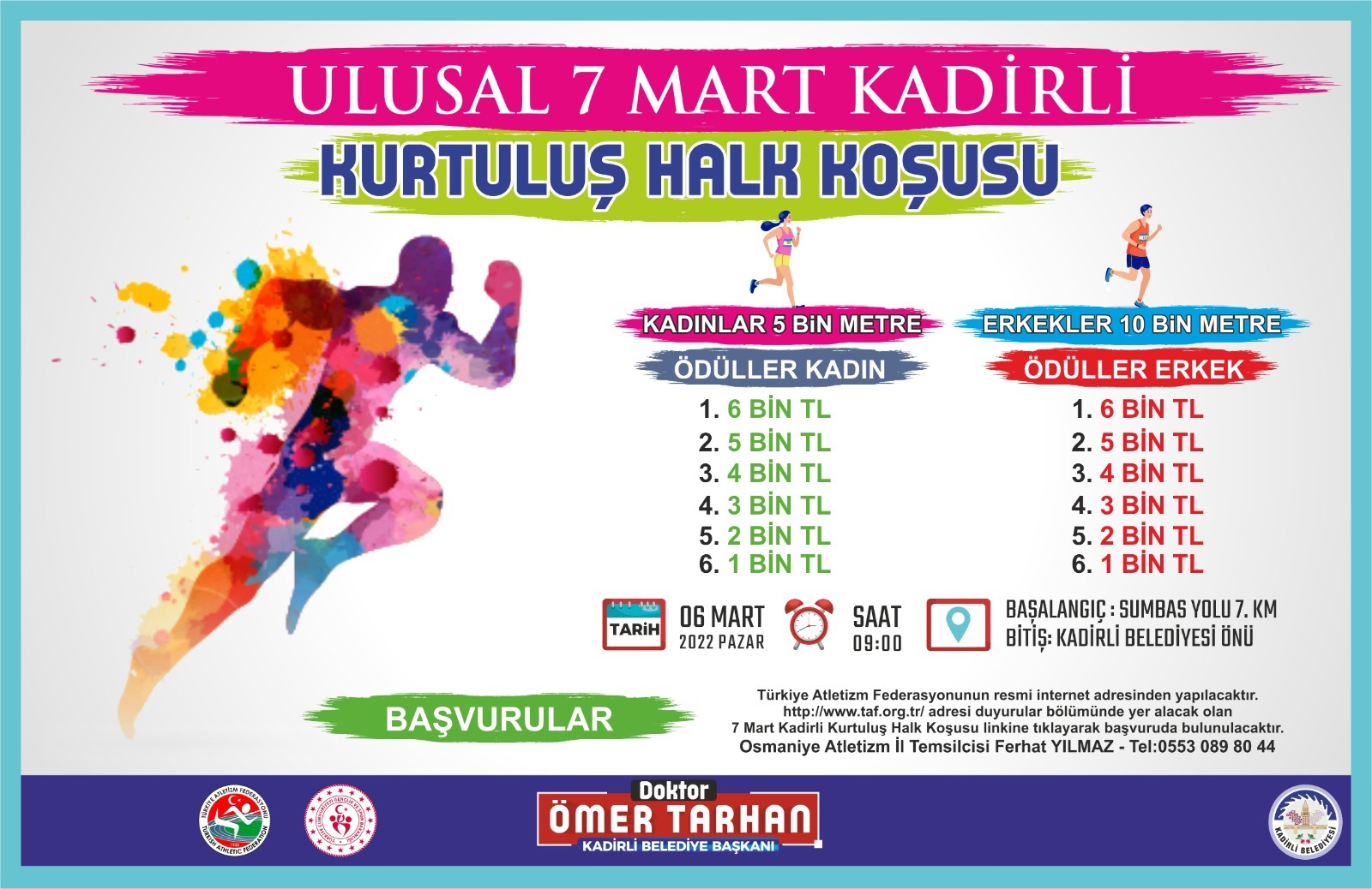 Ulusal  7 Mart Kadirli Kurtuluş Halk Koşusu