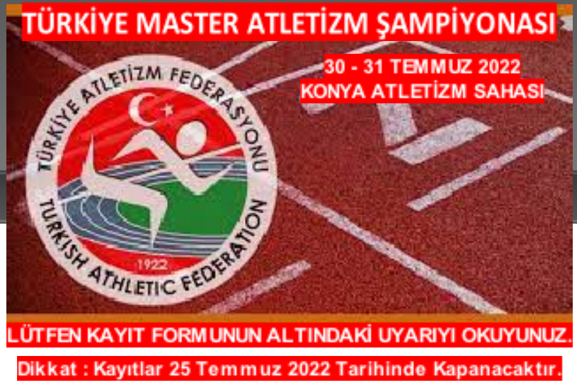 Türkiye Master Atletizm Şampiyonası Statüsü