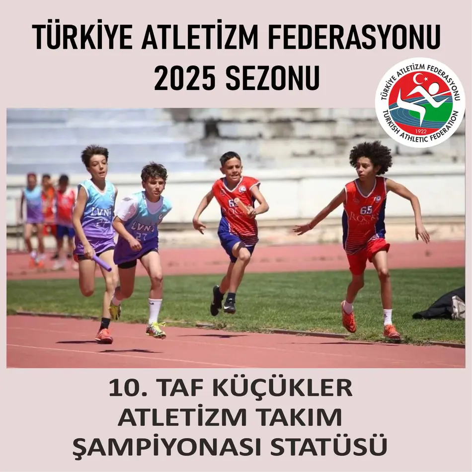 10. TAF Küçükler Atletizm Statüsü ve Kayıt