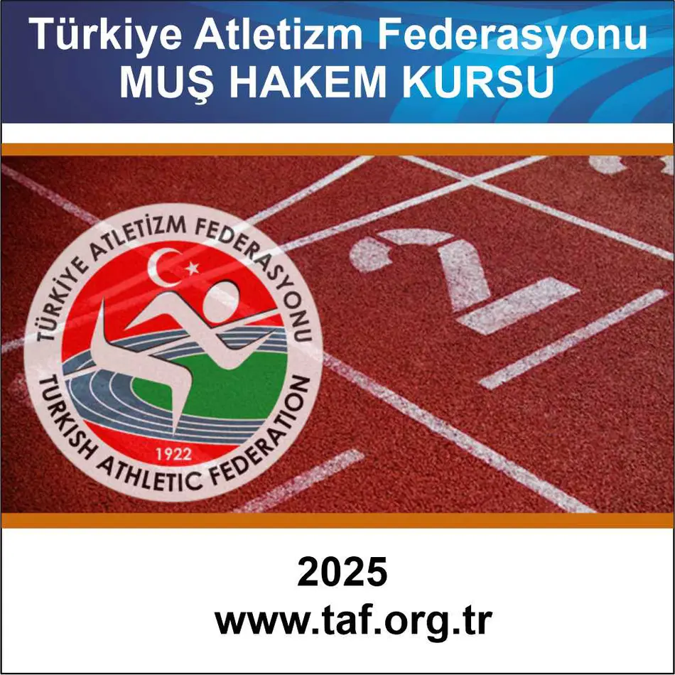 MUŞ ATLETİZM HAKEM KURSU ÖN KAYIT