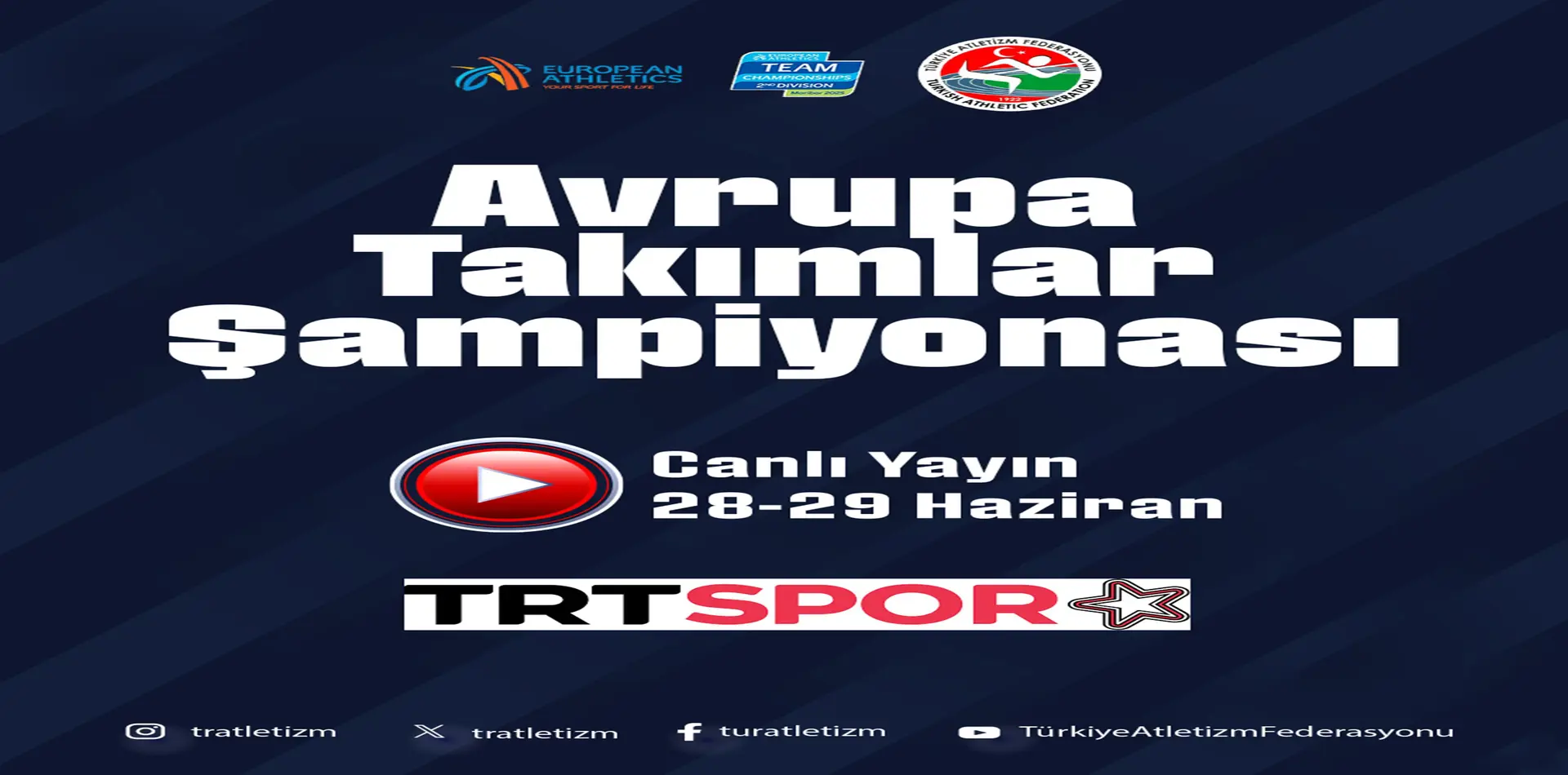 Avrupa Takımlar Şampiyonası 2. Lig Yarışları TRT Spor Yıldız'dan canlı yayınlanacak.